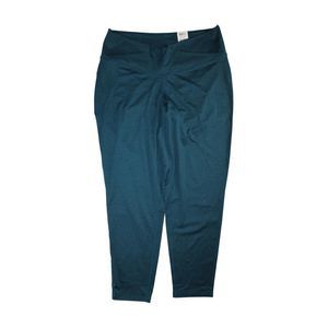 Jenni Womens On Repeat Crossover Full Length Legging, Blue, Size XX-Large